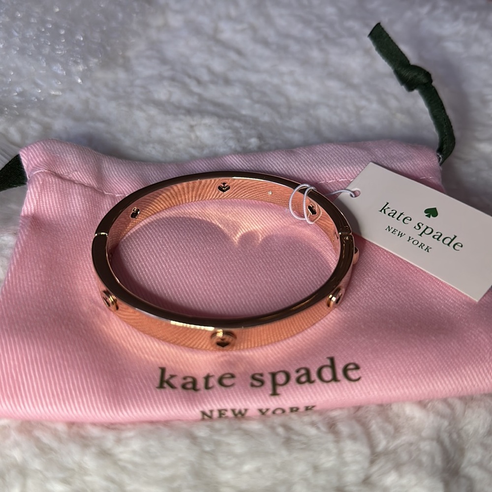 Kate Spade ♠️ New York Rose gold bangle NWT 🌹